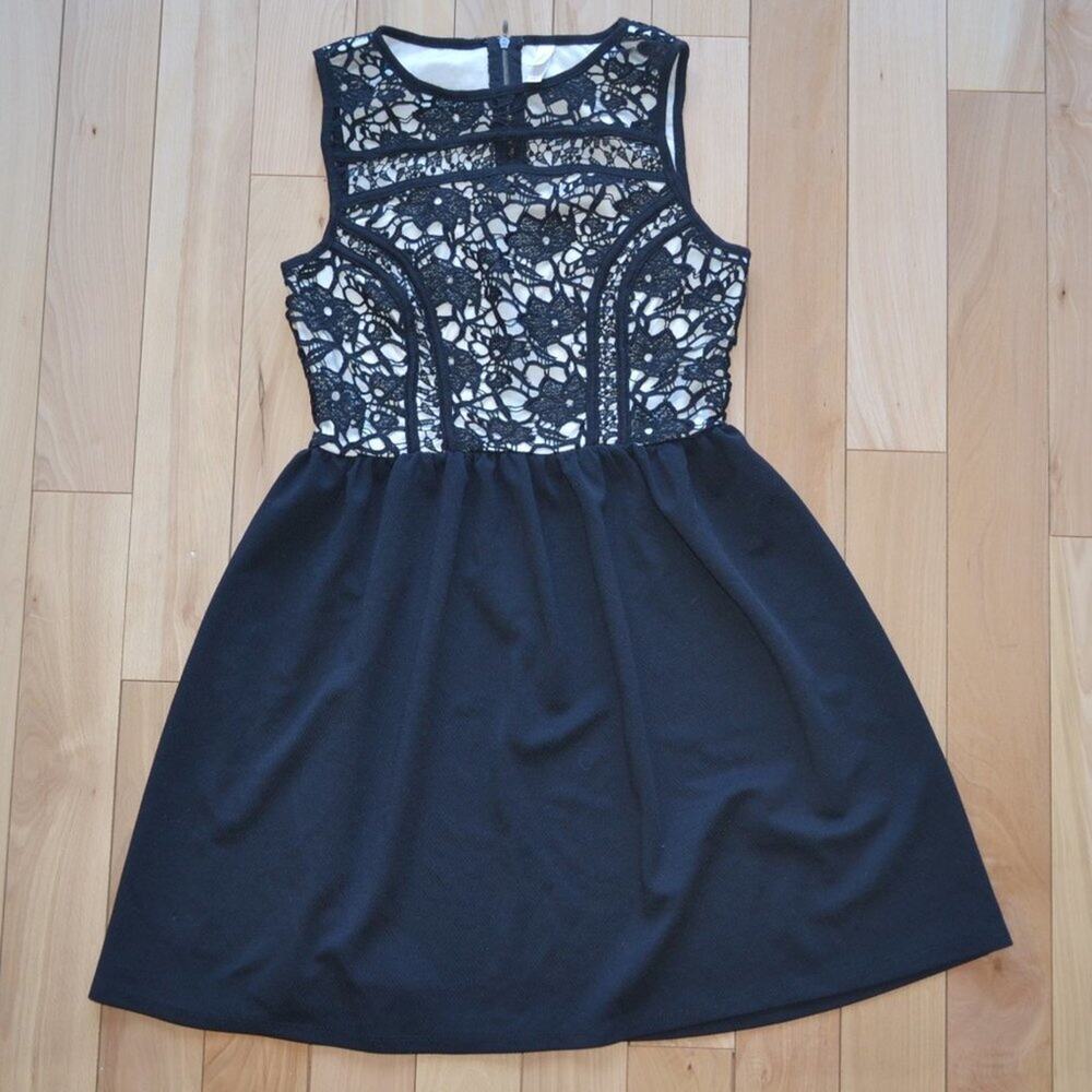Xhilaration Dress Formal Black Size Small (Women’s) Lace Summer Dress
